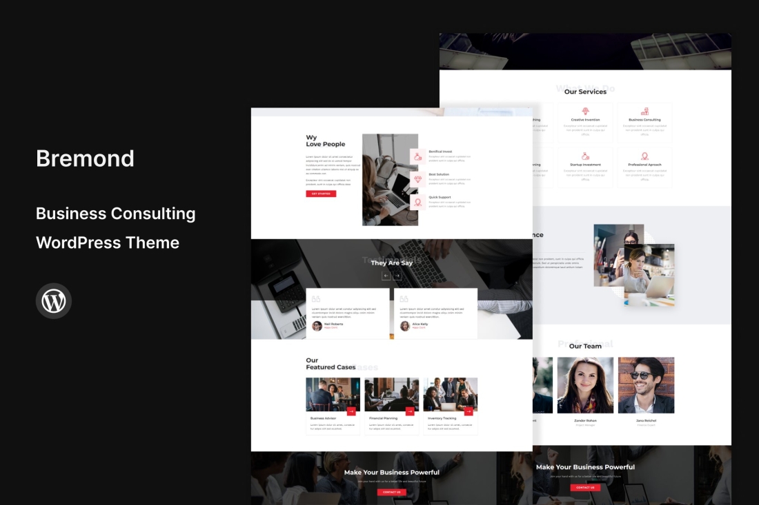 Bremond - Business Consulting WordPress Theme 1.0.0