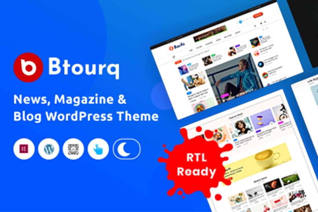 Btourq - WordPress News Magazine Theme 1.0.6