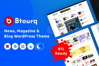 Btourq - WordPress News Magazine Theme 1.0.6