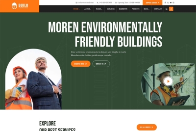 Builo - Construction WordPress Theme 1.0.2