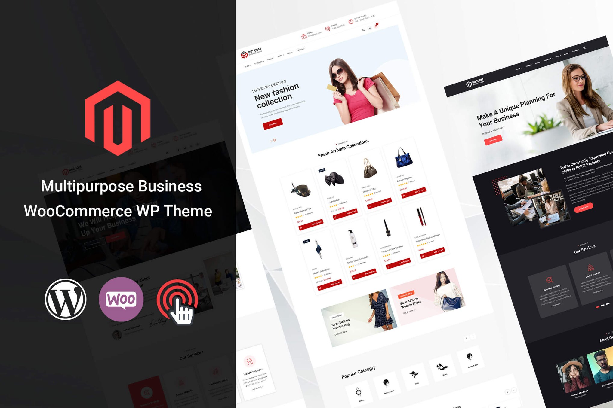 Buscom – Multipurpose Business WooCommerce WordPre 1.2.0