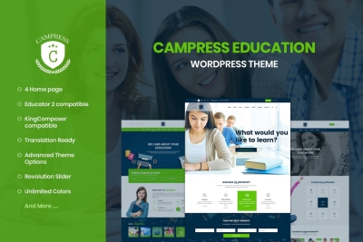 Campress - Education, Courses WordPress Theme 1.33