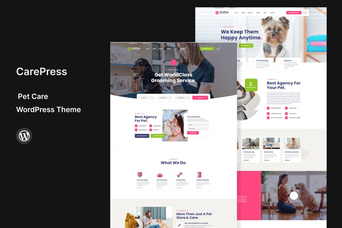 CarePress - Pet Care WordPress Theme 1.8