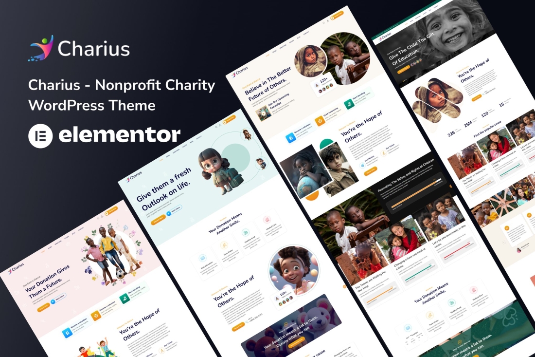 Charius - Nonprofit Charity WordPress Theme 1.0
