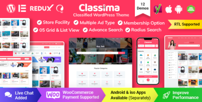 Classima - Classified Ads WordPress Theme 2.10.1