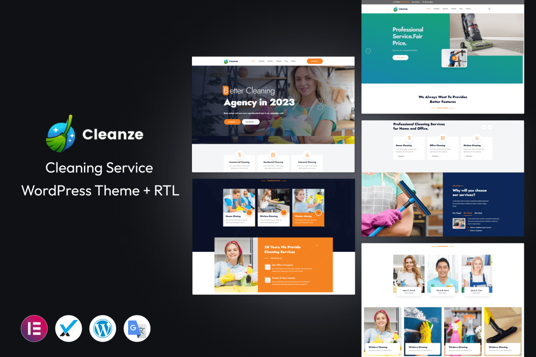 Cleanze - Cleaning Service WordPress Theme 1.0.8