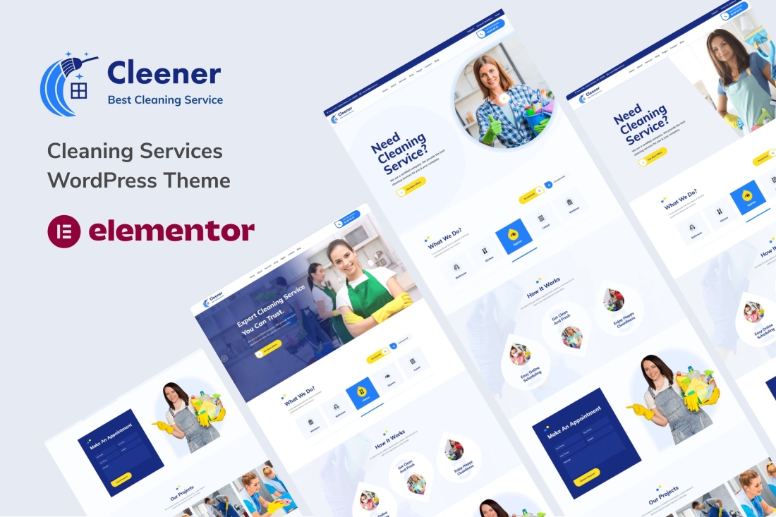 Cleener - Cleaning Services WordPress Theme 1.0.5