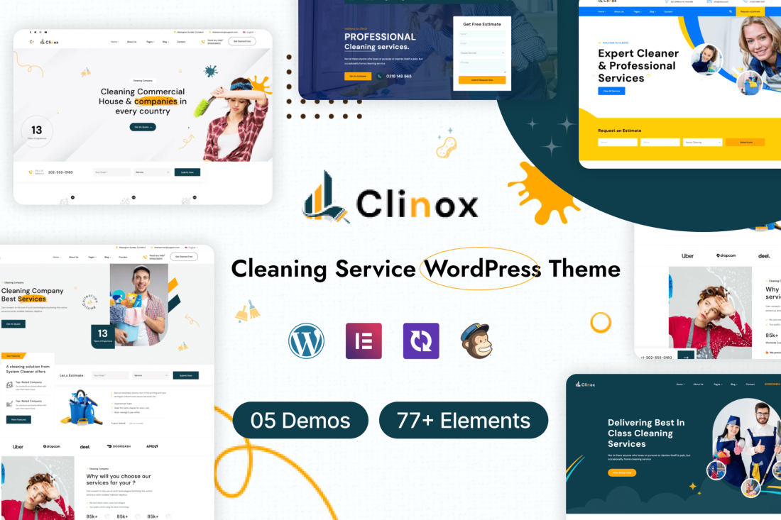 Clinox - Cleaning Services WordPress Theme 1.0.5