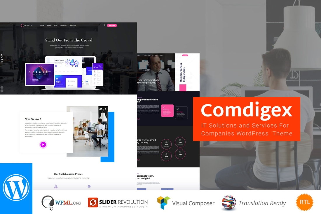 Comdigex - IT Solutions and Services WP Theme 2.5