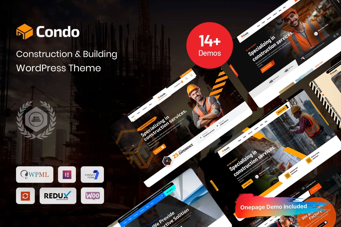 Condo - Construction & Building WordPress Theme 1.0.2
