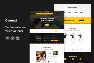 Conexi - Taxi Booking Service WordPress Theme 3.0.0