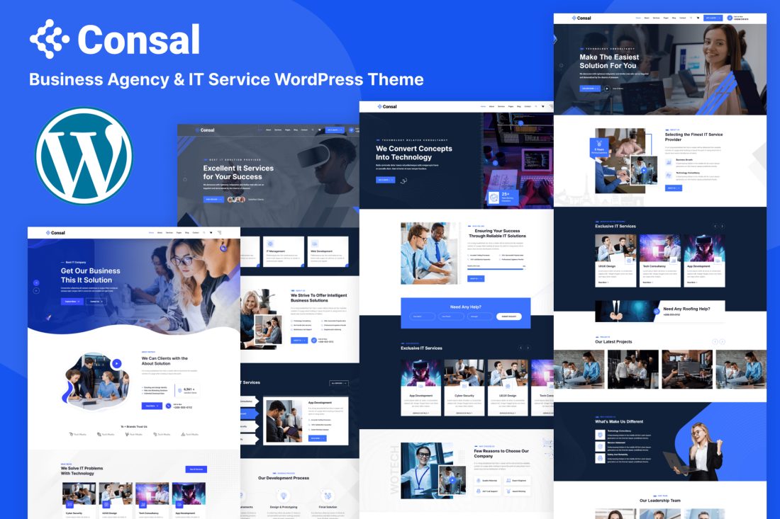 Consal - Business Agency & IT Service WordPress Theme 3.0.0