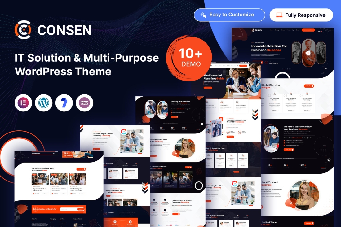Consen - IT Solution & Business WordPress Theme 1.0.0