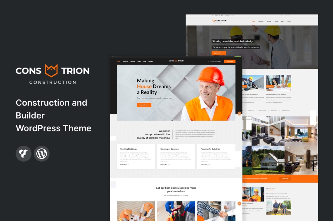 Constrion - Construction and Builder WP Theme 1.0