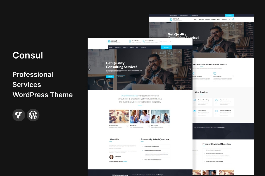 Consul - Professional Services WordPress Theme 2.1