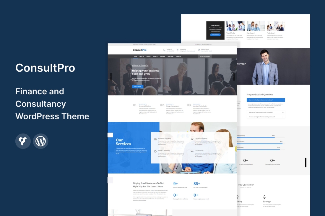 ConsultPro : Finance & Consultancy WordPress Theme 3.0