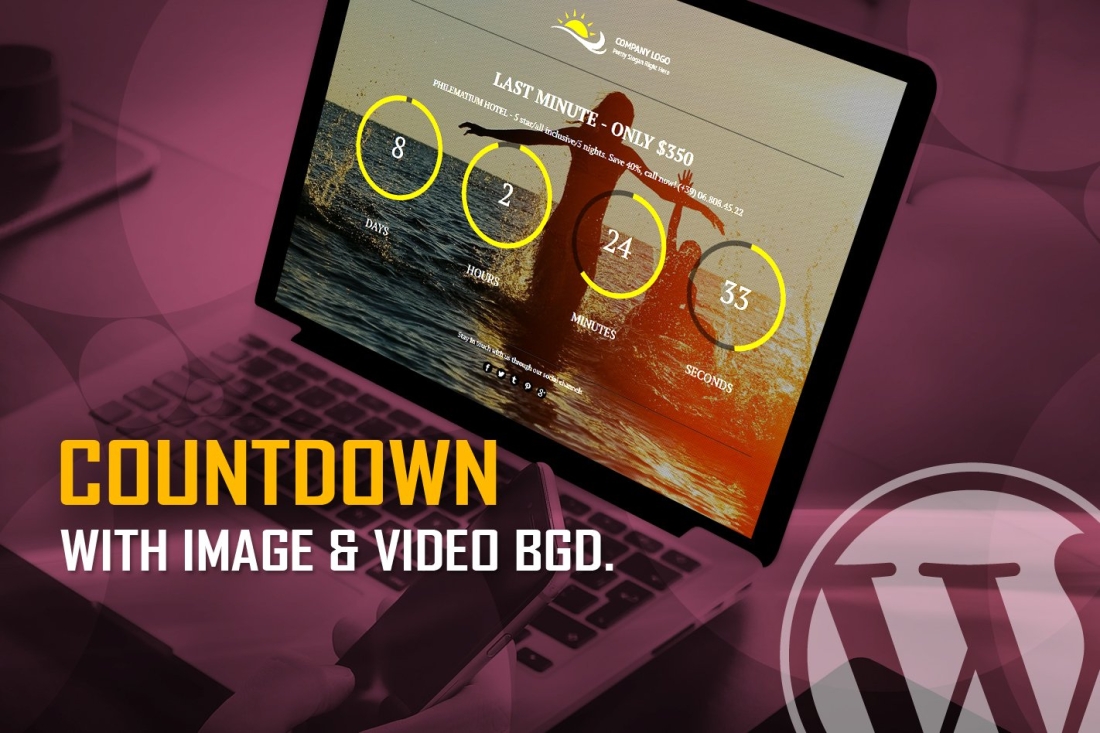CountDown With Image or Video Background WP Plugin 1.5