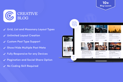 Creative Blog Designer Bundle for WordPress 1.0.1