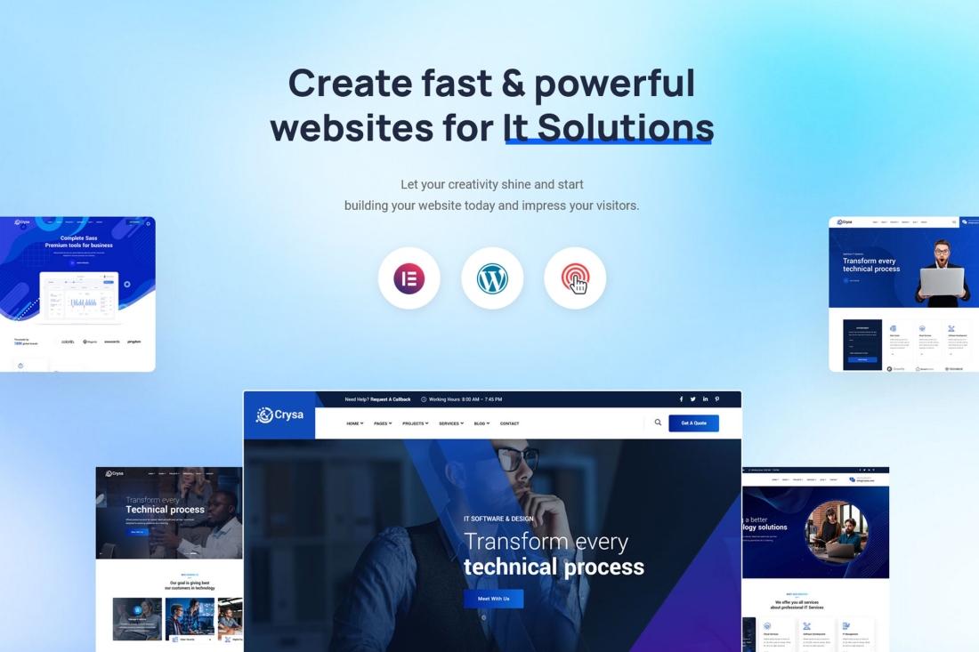 Crysa - Technology & IT Solutions WordPress Theme 2.0.0