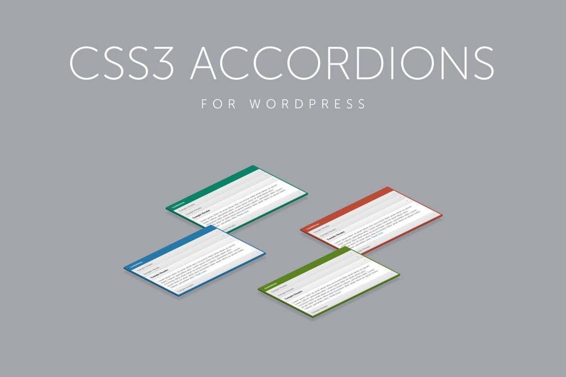 CSS3 Accordions for WordPress 3.1