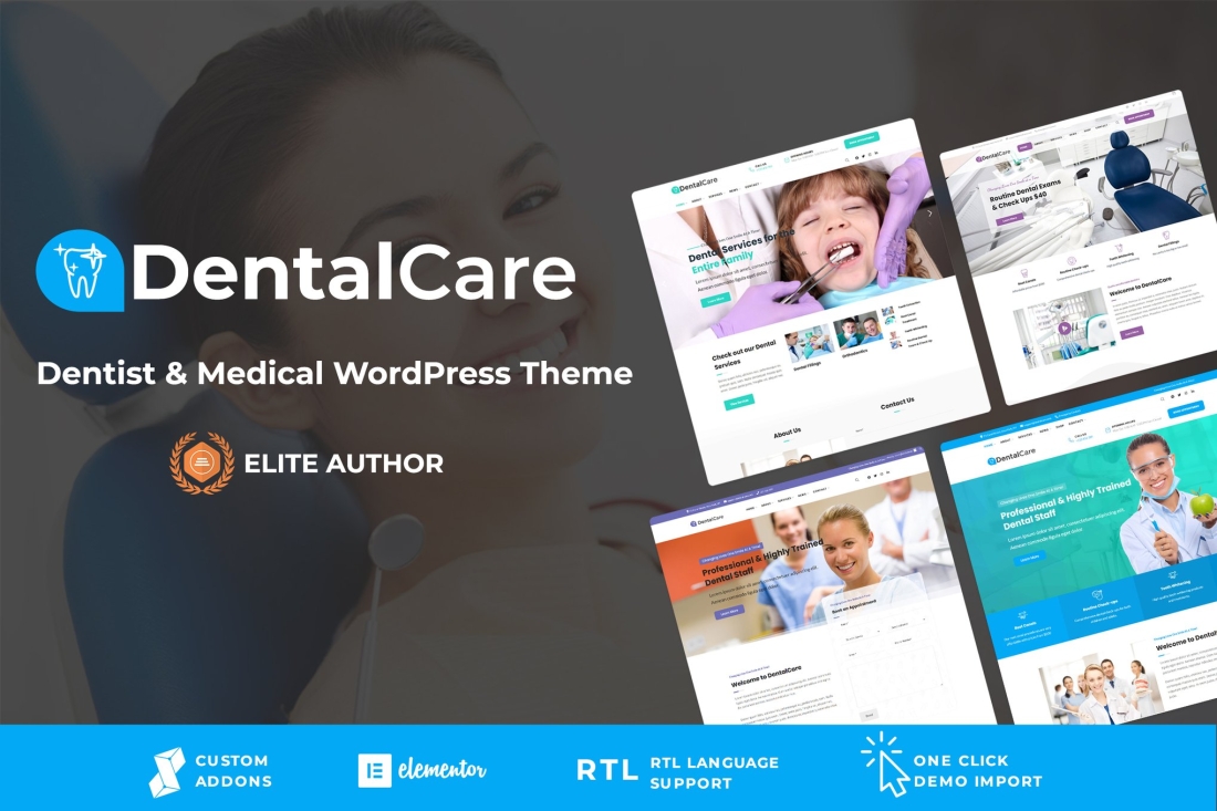 Dental Care - Dentist & Medical WordPress Theme 19.7