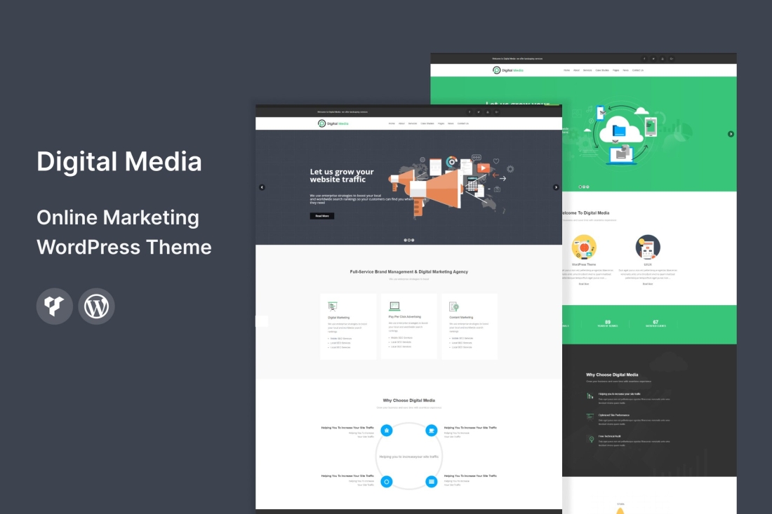 Digital Media - Online Marketing WordPress Theme 2.2