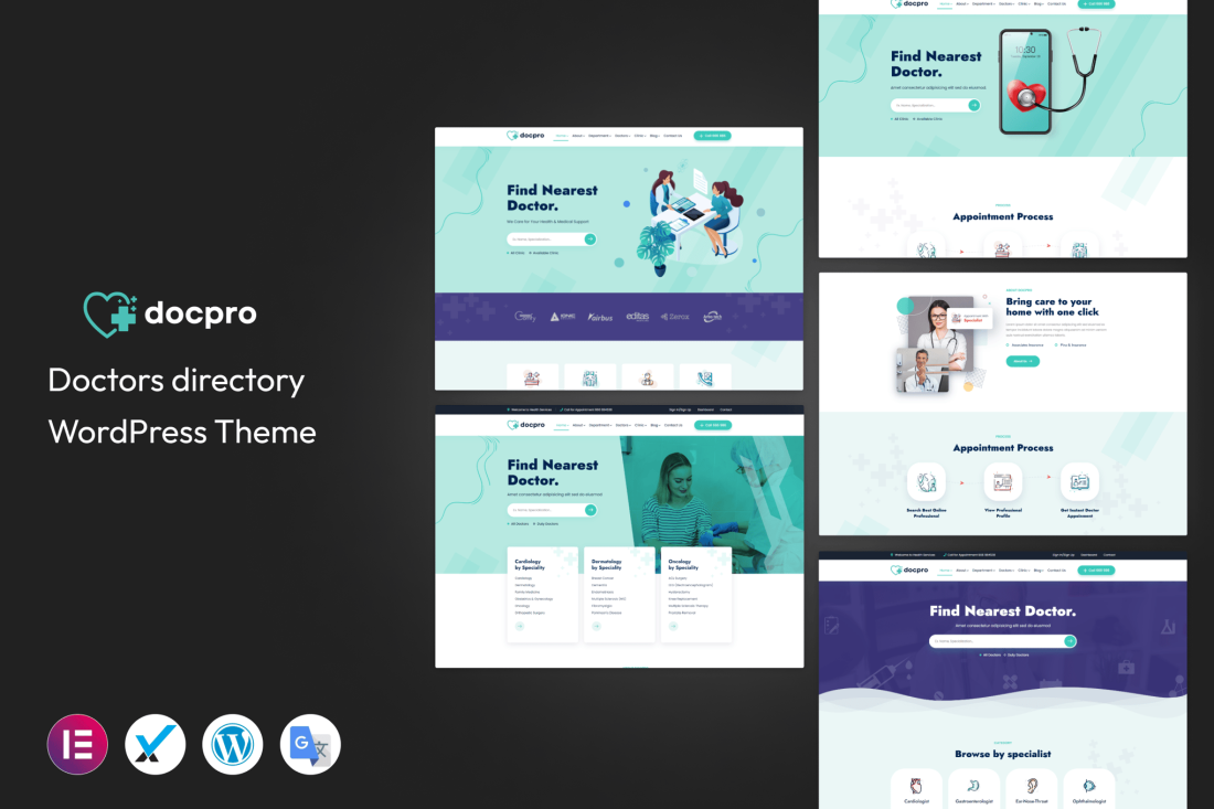 Docpro - Doctors directory WordPress Theme 1.0.1