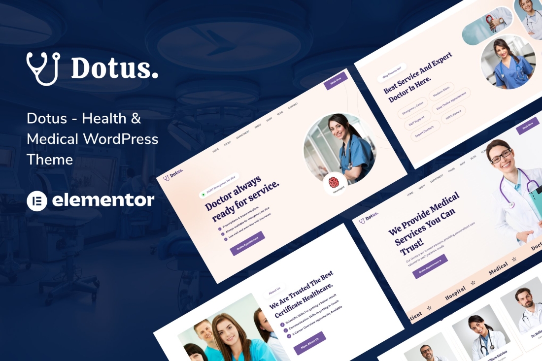 Dotus - Health & Medical WordPress Theme 1.0.1