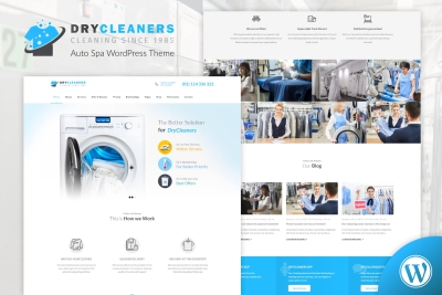 Dry Cleaning | Laundry Services WordPress Theme 3.5