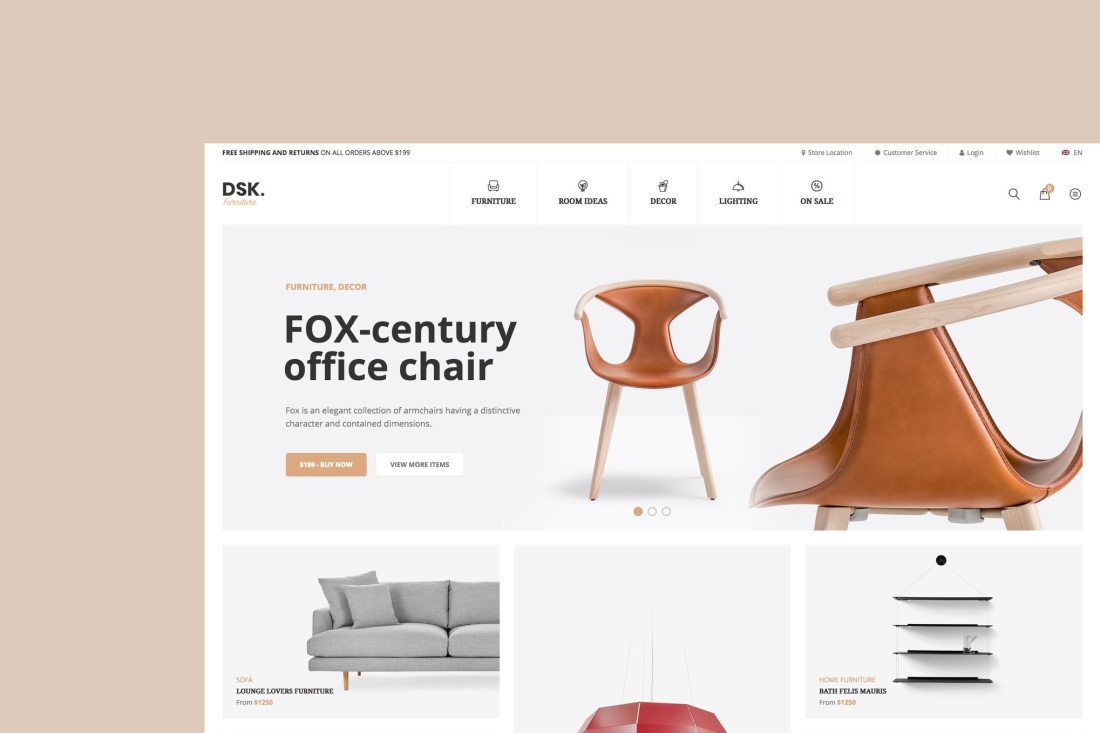 DSK - Furniture Store WooCommerce WordPress Theme 2.3