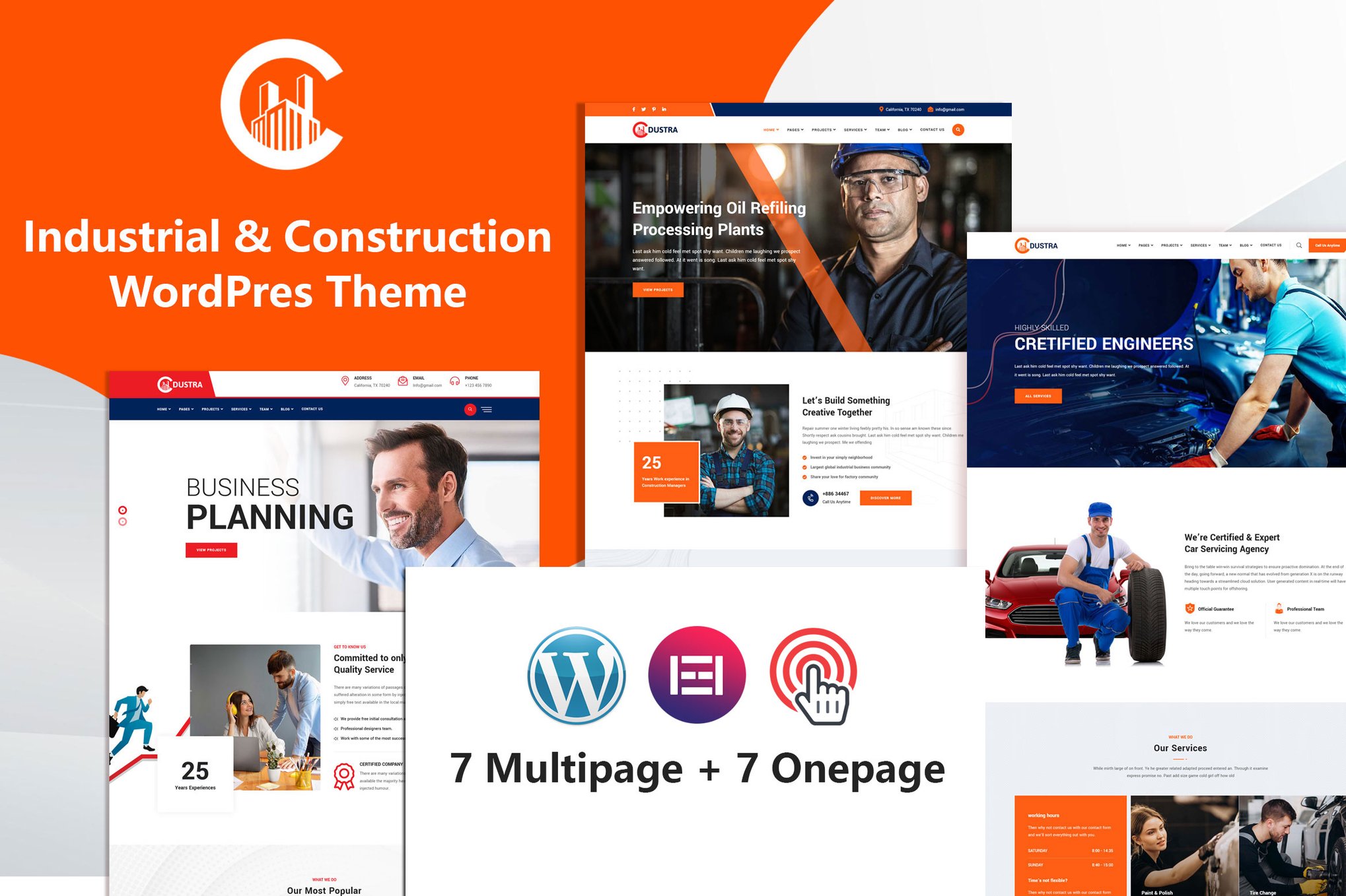 Dustra – Industrial & Construction WordPress Theme 1.5.7