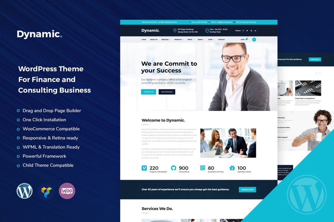Dynamic - Finance and Consulting WordPress Theme 3.2