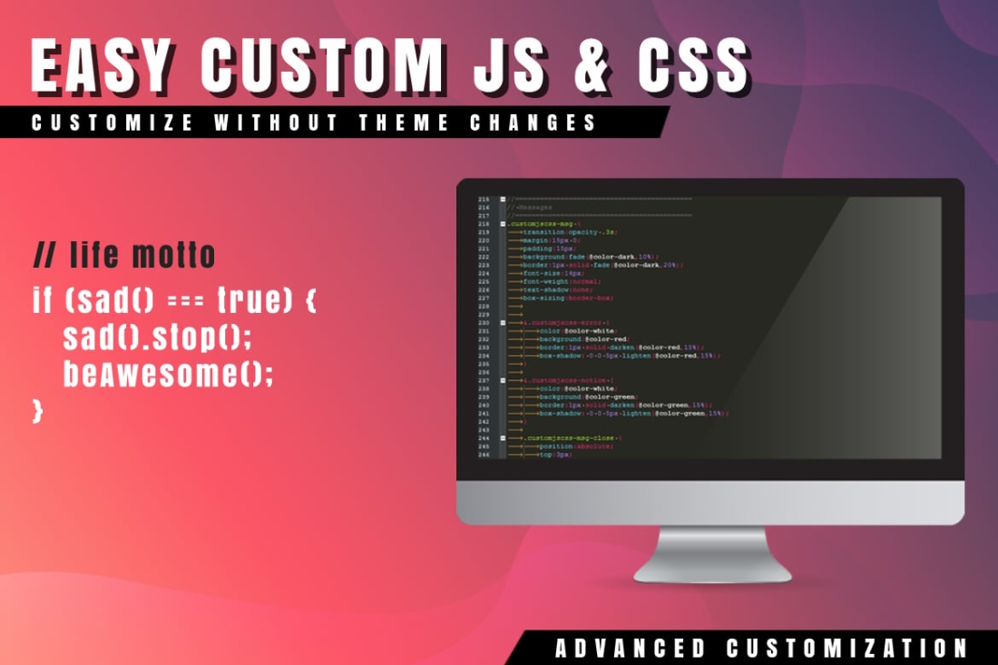 Easy Custom JS and CSS for WordPress 1.1.2