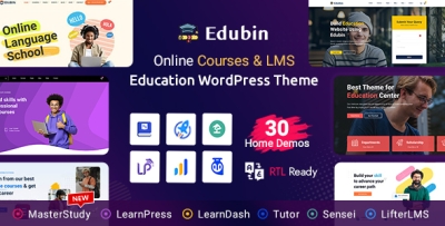 Edubin - Education WordPress Theme 9.4.6