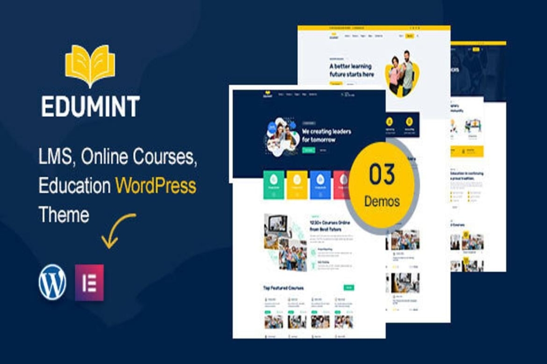 Edumint - LMS, Online Courses, Education WordPress 1.0.4