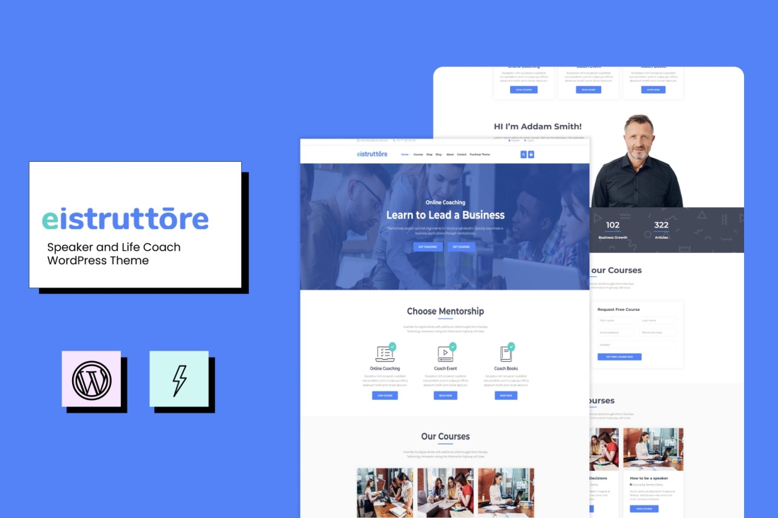Eistruttore - Speaker/Life Coach WordPress Theme 1.6