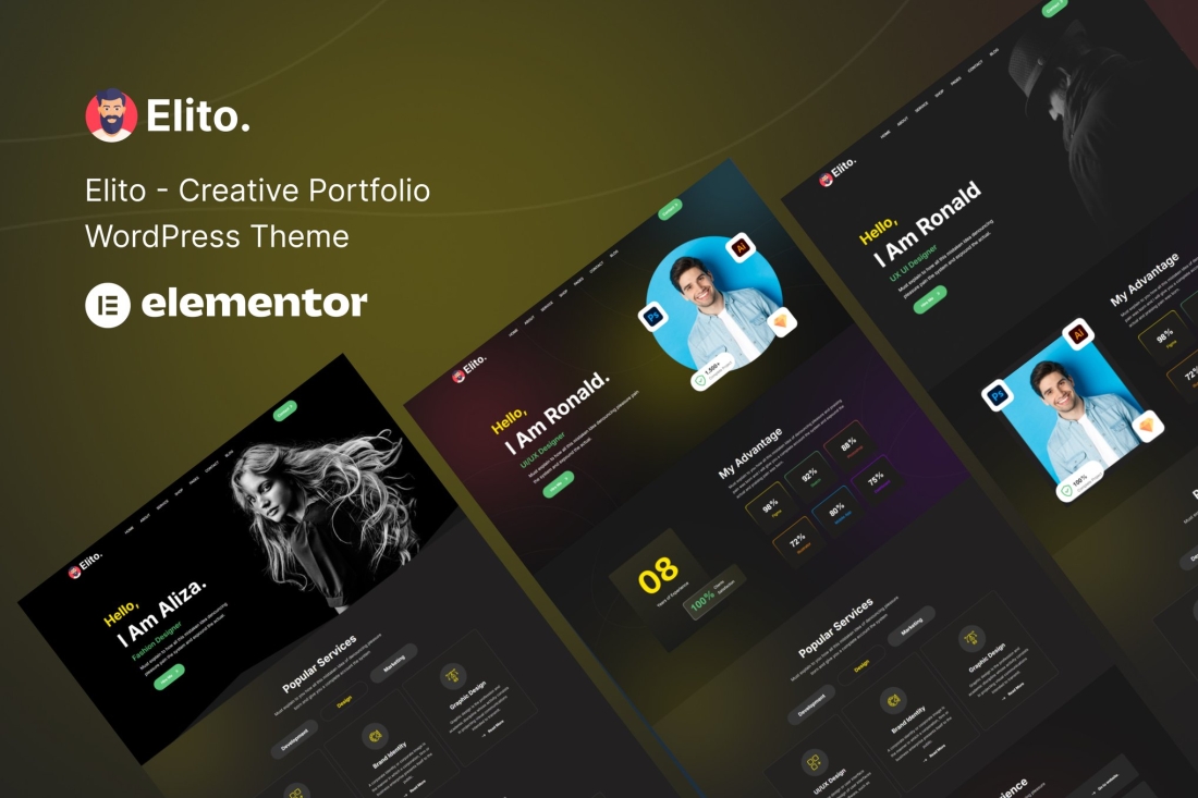 Elito - Creative Portfolio WordPress Theme 1.0.4