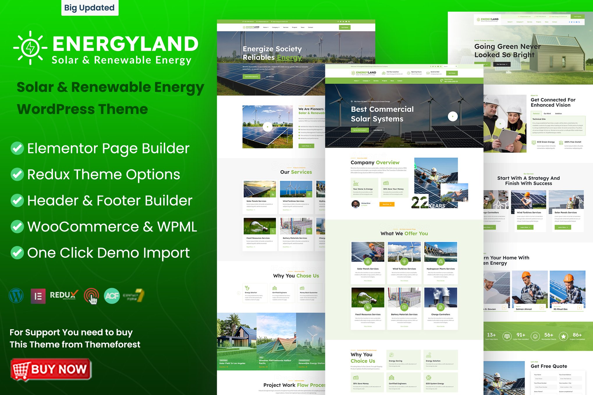 Energyland – Solar & Renewable Energy WP Theme 1.2.0