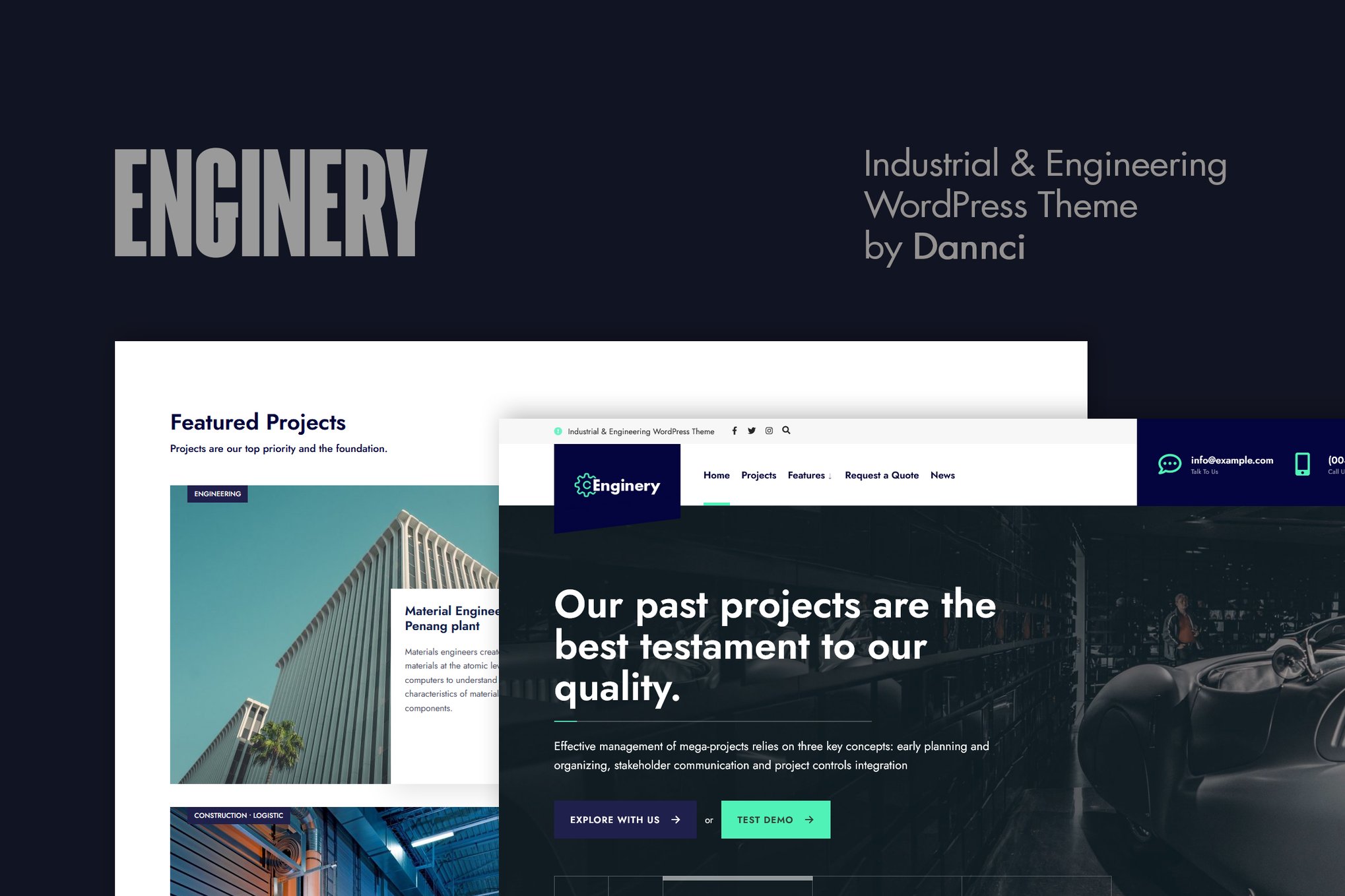 Enginery – Industrial & Engineering WP Theme 2.0
