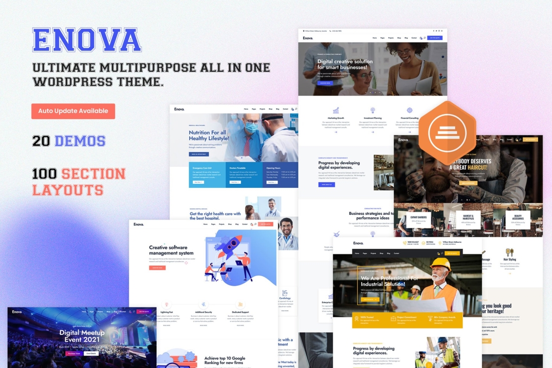 Enova - Multipurpose Business WordPress Theme 2.2.1