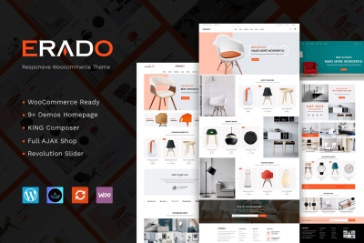 Erado - unique design WordPress theme 1.7