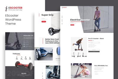 Escoot - One Page, Single Product Woocommerce Theme 1.2.6