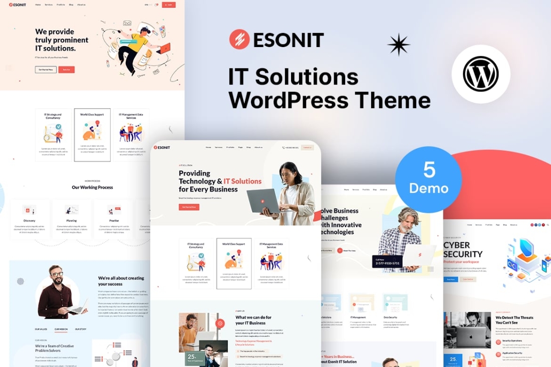 Esonit - IT solutions WordPress Theme 1.3