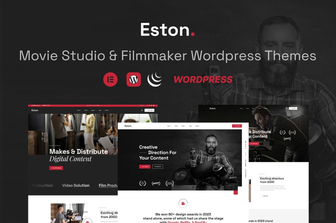 Eston - Movie Studio & Filmmaker WordPress Theme 1.0