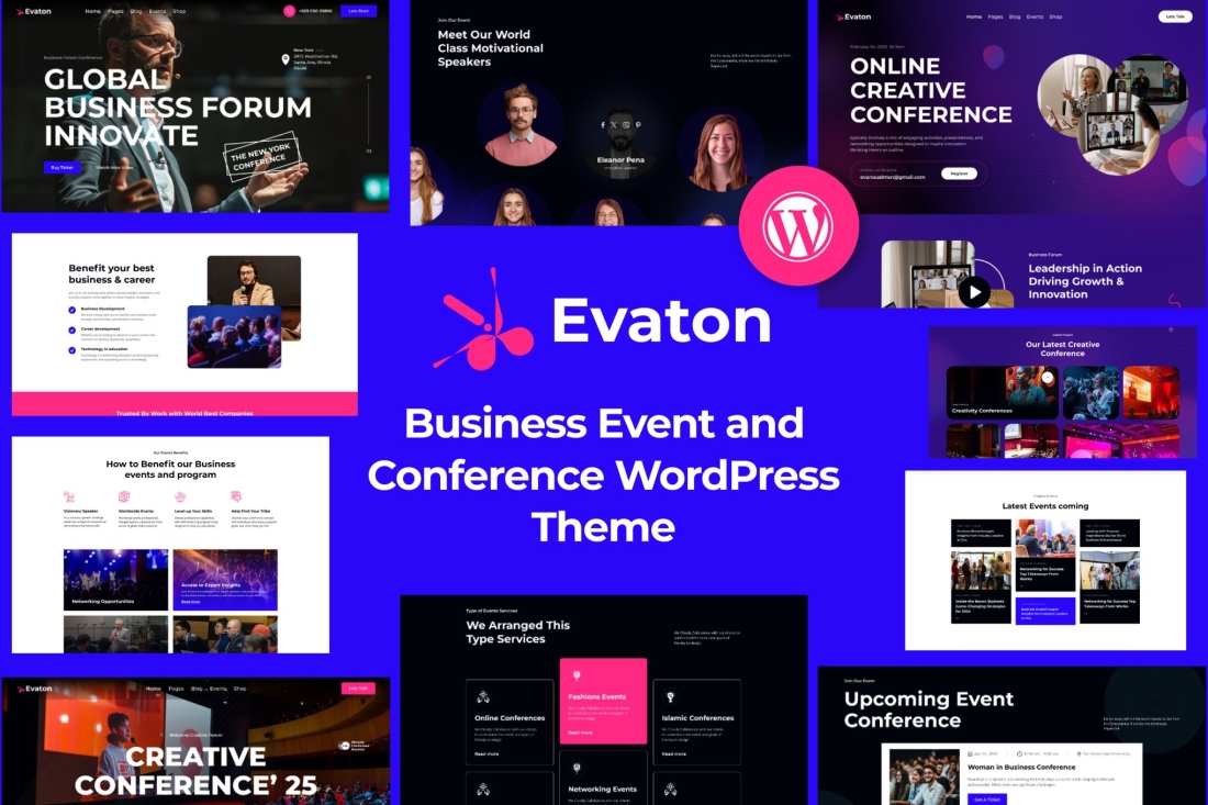 Evaton - Event Conference & Meetup WordPress Theme 1.0.0