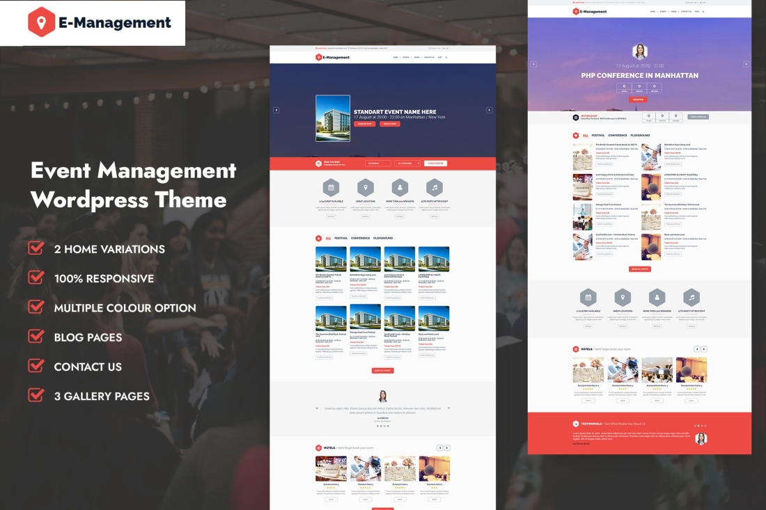 Event Management WordPress Theme 1.9.4