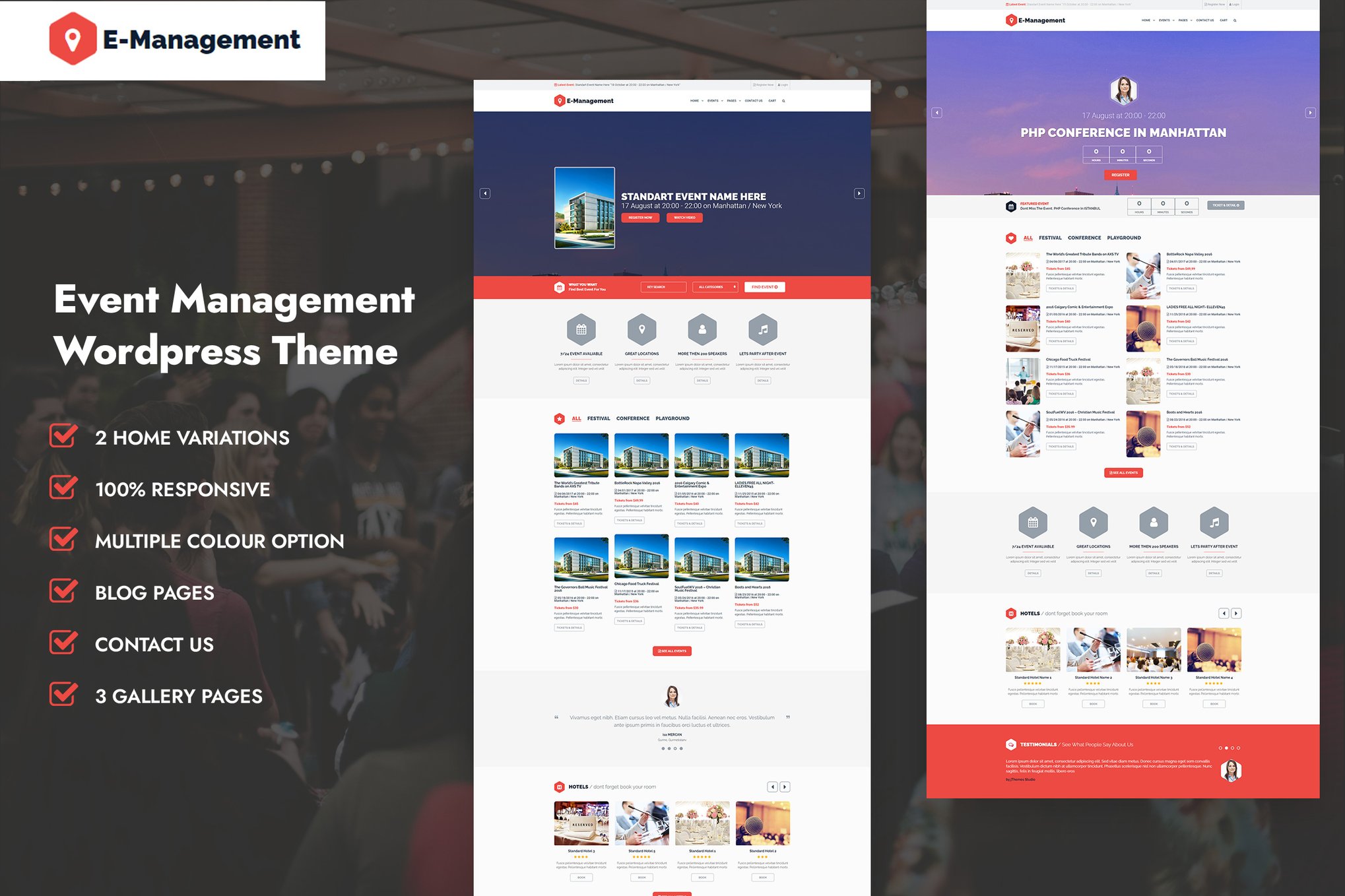 Event Management WordPress Theme 1.9.4