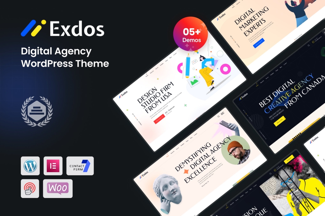 Exdos - Digital Agency WordPress Theme 1.1.1
