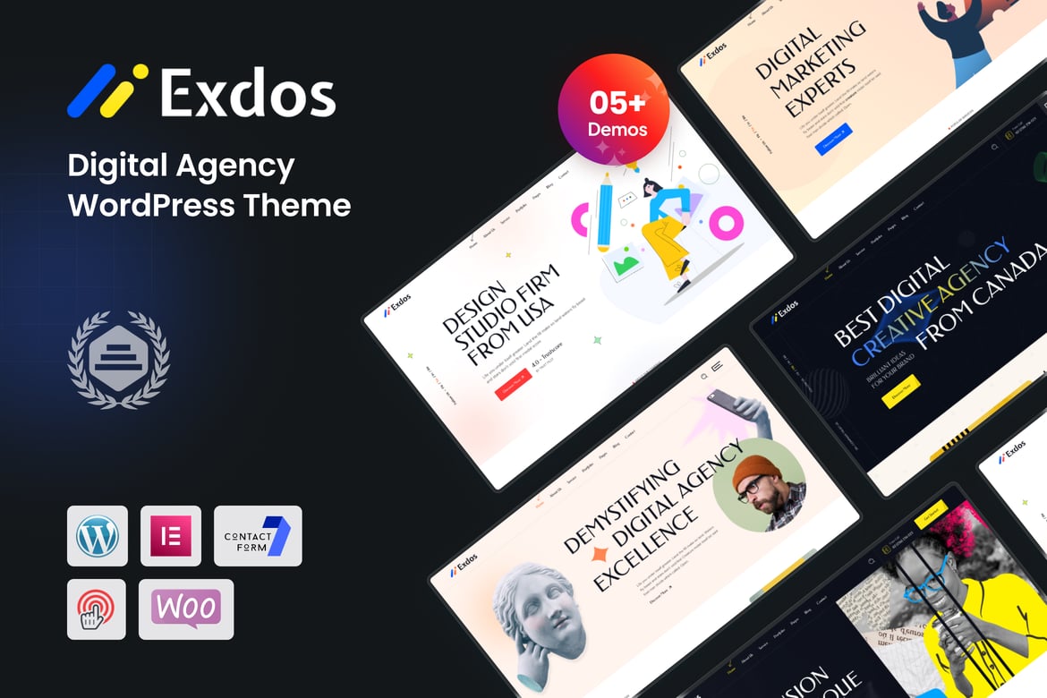 Exdos – Digital Agency WordPress Theme 1.1.5
