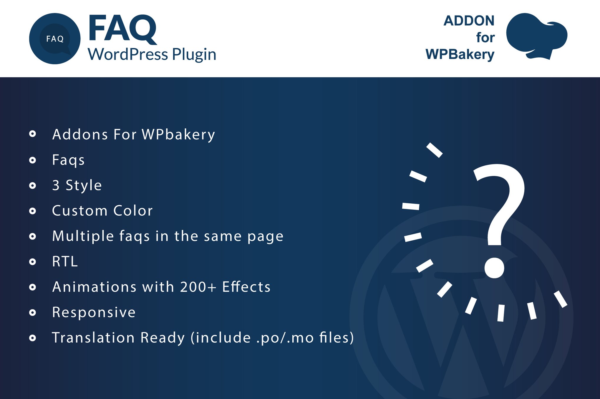 Faq – Addons for WPBakery Page Builder 1.0